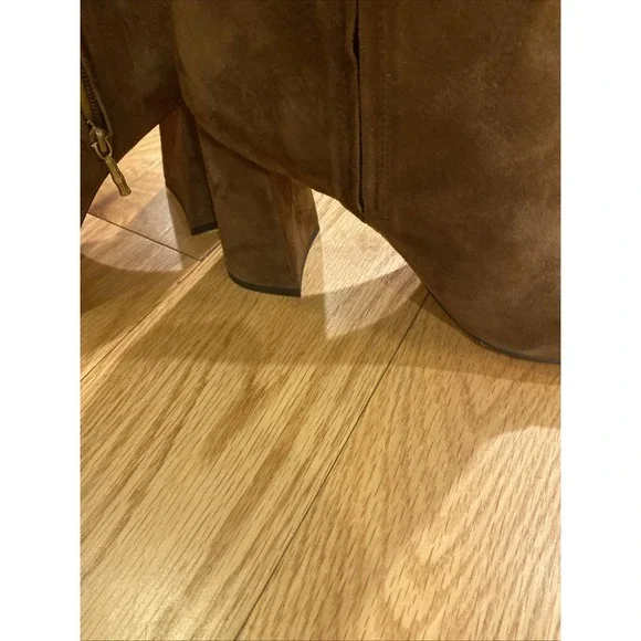 J. McLaughlin Cocoa Brown Evie Suede Women's Boot Size 113546